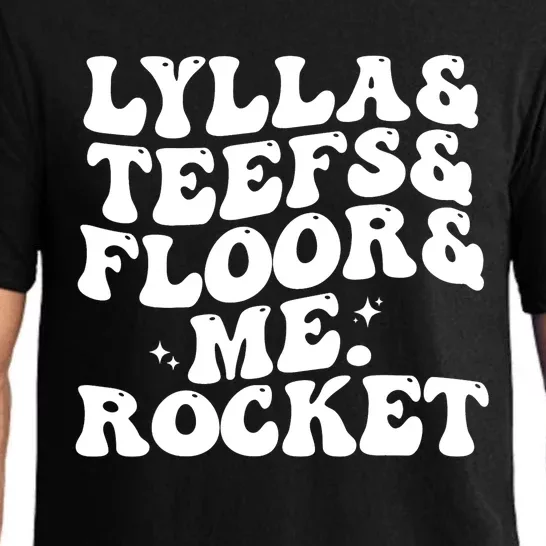 Lylla Teefs Floor And Me. Rocket Pajama Set