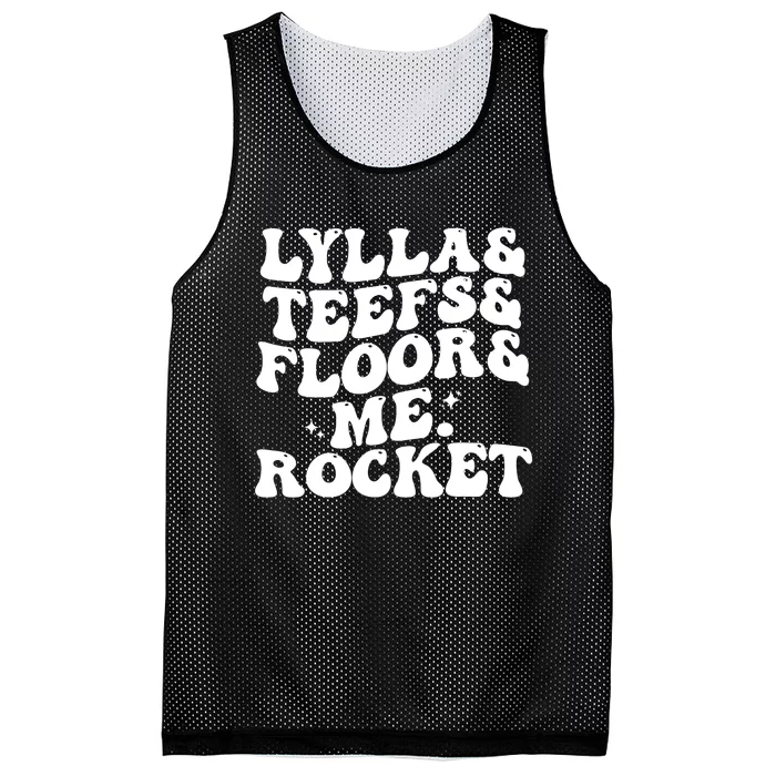 Lylla Teefs Floor And Me. Rocket Mesh Reversible Basketball Jersey Tank