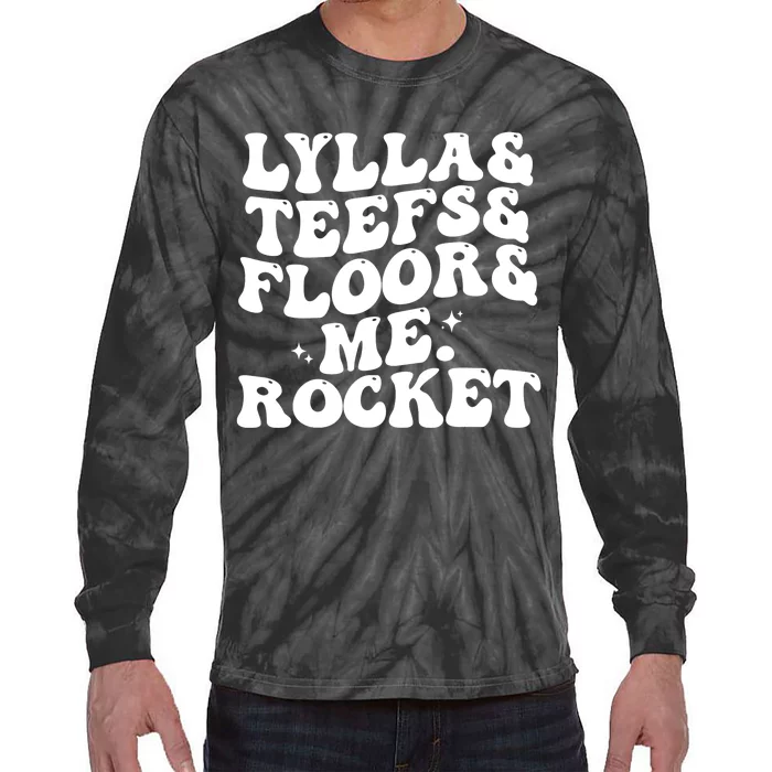 Lylla Teefs Floor And Me. Rocket Tie-Dye Long Sleeve Shirt