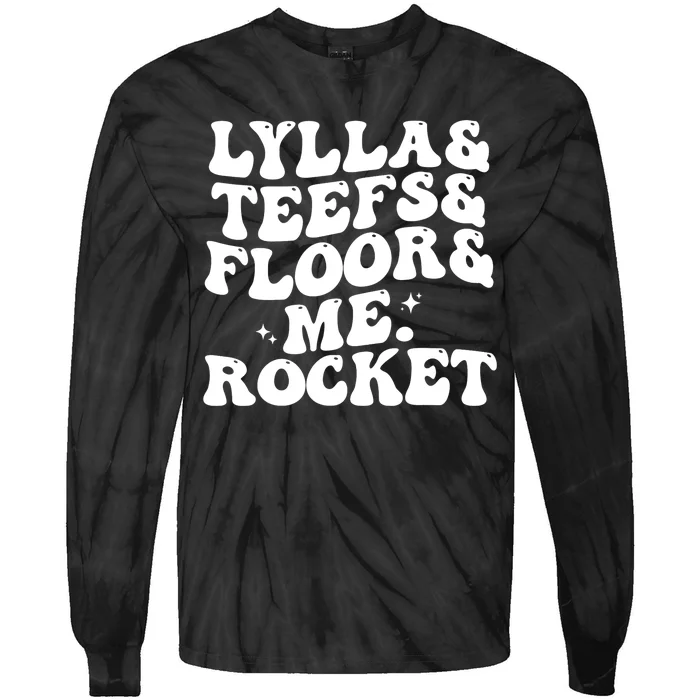 Lylla Teefs Floor And Me. Rocket Tie-Dye Long Sleeve Shirt