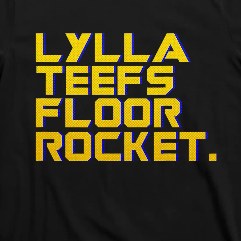 Lylla Teefs Floor & Rocket. Vol 3 Retro Galaxy Style T-Shirt