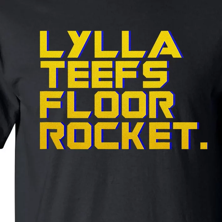 Lylla Teefs Floor & Rocket. Vol 3 Retro Galaxy Style Tall T-Shirt