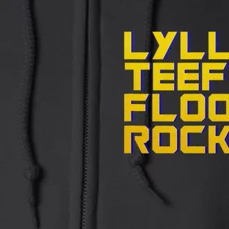 Lylla Teefs Floor & Rocket. Vol 3 Retro Galaxy Style Full Zip Hoodie