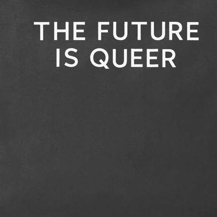 LGBT The Future Is Queer Zip Tote Bag