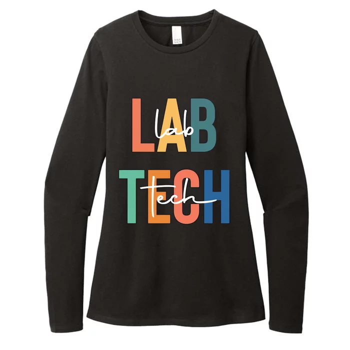 Lab Tech Funny Lab Week Laboratory Scientist Medical Technologist Womens CVC Long Sleeve Shirt