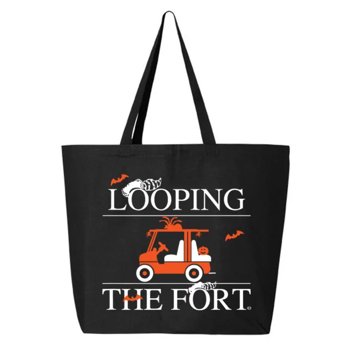 Looping The Fort Golf Cart Halloween Decor Bat 25L Jumbo Tote