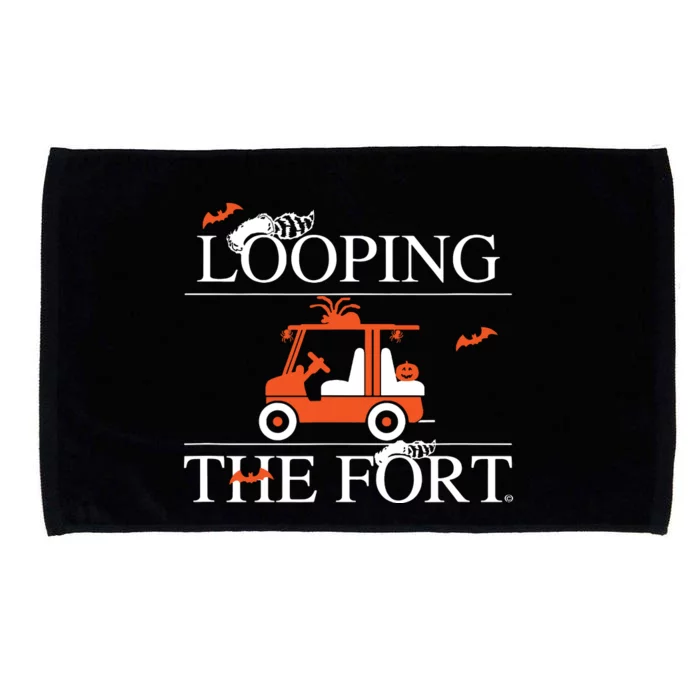 Looping The Fort Golf Cart Halloween Decor Bat Microfiber Hand Towel