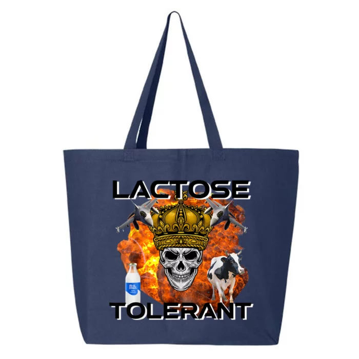 Lactose Tolerant Funny Trendy Design Meme 25L Jumbo Tote