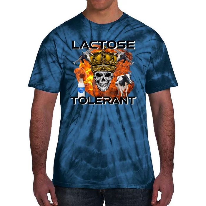 Lactose Tolerant Funny Trendy Design Meme Tie-Dye T-Shirt