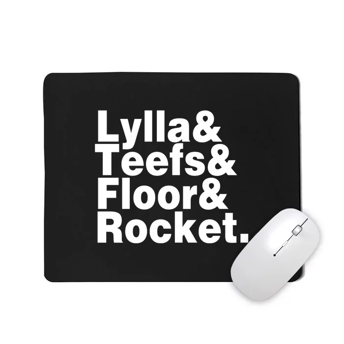 Lylla & Teefs & Floor & Rocket Mousepad