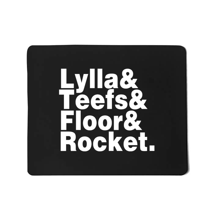 Lylla & Teefs & Floor & Rocket Mousepad