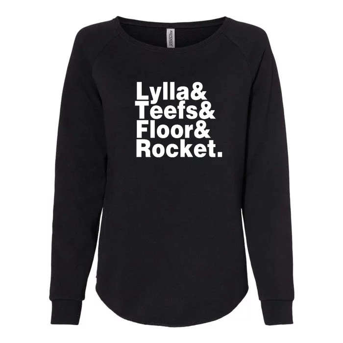 Lylla & Teefs & Floor & Rocket Womens California Wash Sweatshirt