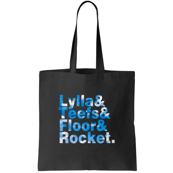 Lylla & Teefs & Floor & Rocket Tote Bag