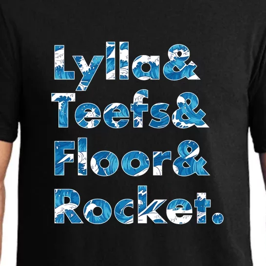 Lylla & Teefs Floor Rocket Pajama Set