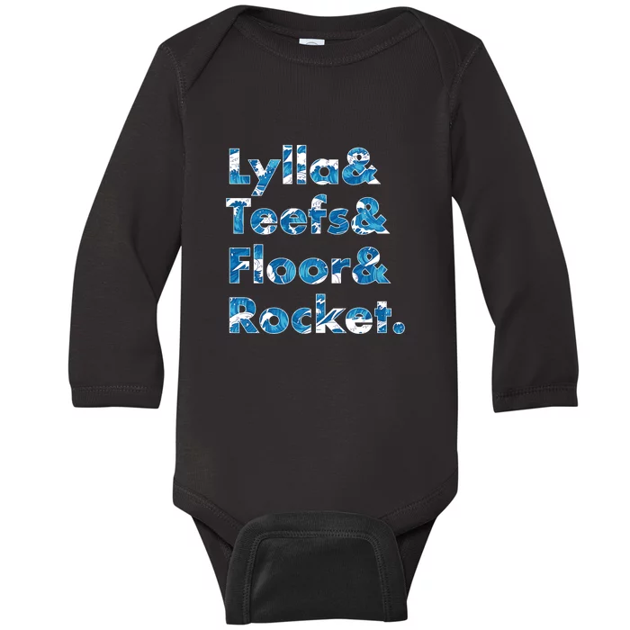 Lylla & Teefs Floor Rocket Baby Long Sleeve Bodysuit