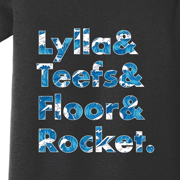 Lylla & Teefs Floor Rocket Baby Bodysuit