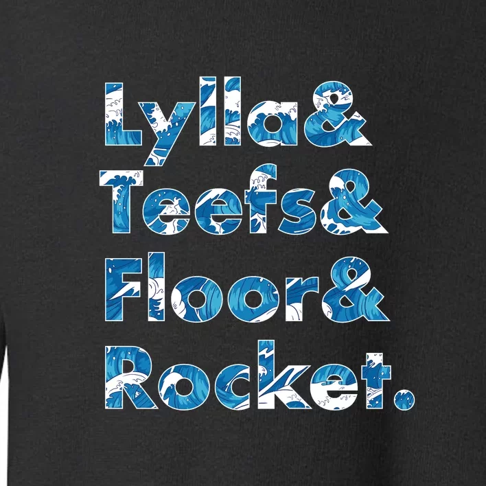 Lylla & Teefs Floor Rocket Toddler Sweatshirt