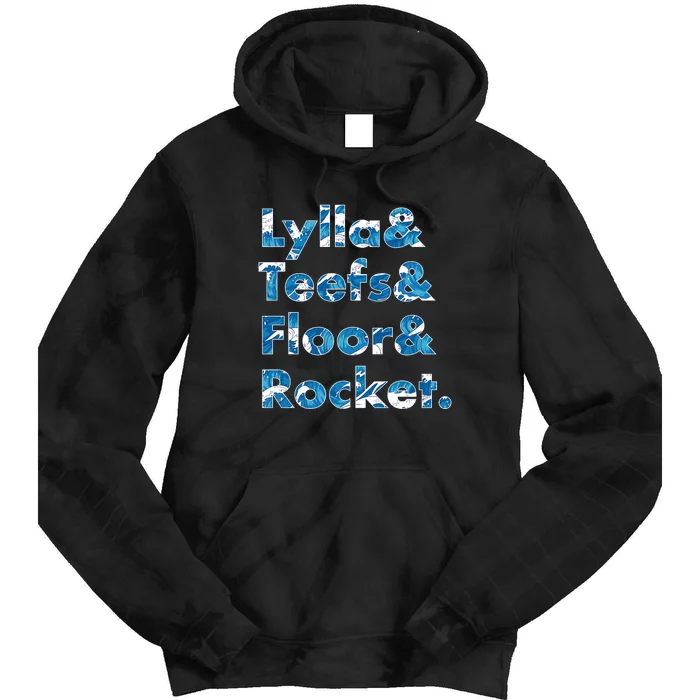 Lylla & Teefs Floor Rocket Tie Dye Hoodie