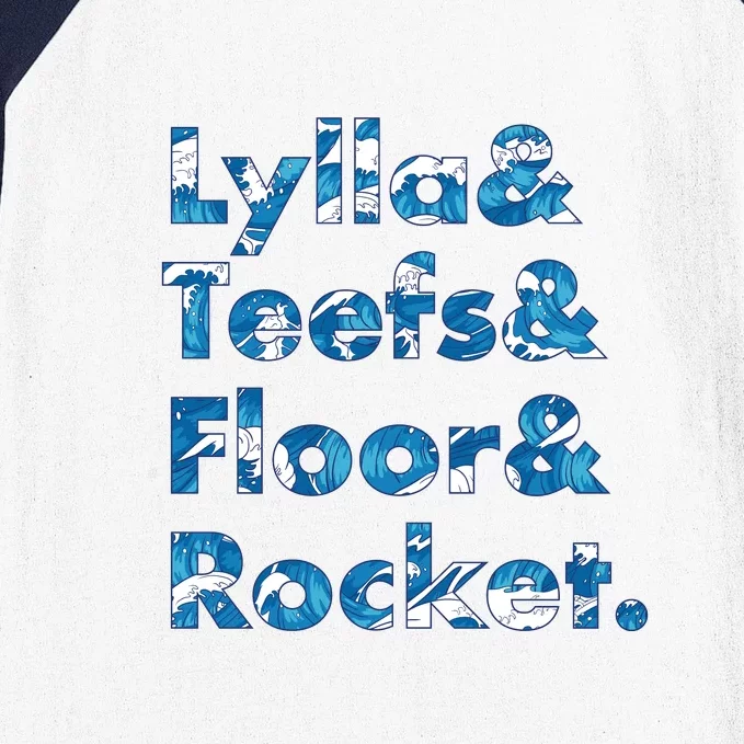 Lylla & Teefs Floor Rocket Baseball Sleeve Shirt