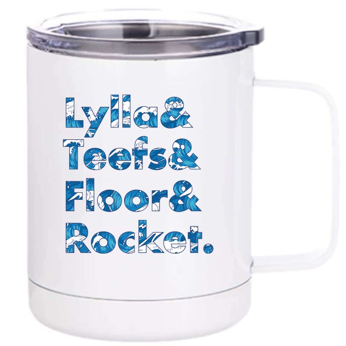 Lylla & Teefs Floor Rocket Front & Back 12oz Stainless Steel Tumbler Cup