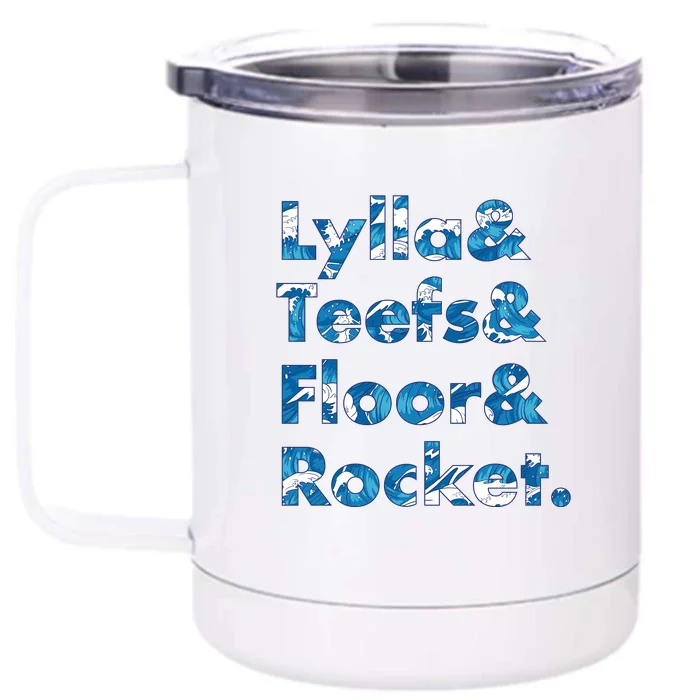 Lylla & Teefs Floor Rocket Front & Back 12oz Stainless Steel Tumbler Cup