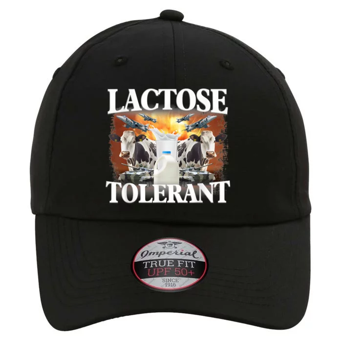 Lactose Tolerant Funny Trending Meme The Original Performance Cap