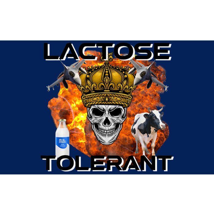 Lactose Tolerant Funny Trendy Design Meme Bumper Sticker