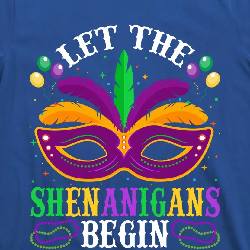 Let The Funny Shenanigans Begin Carnival Mardi Gras Gift T-Shirt