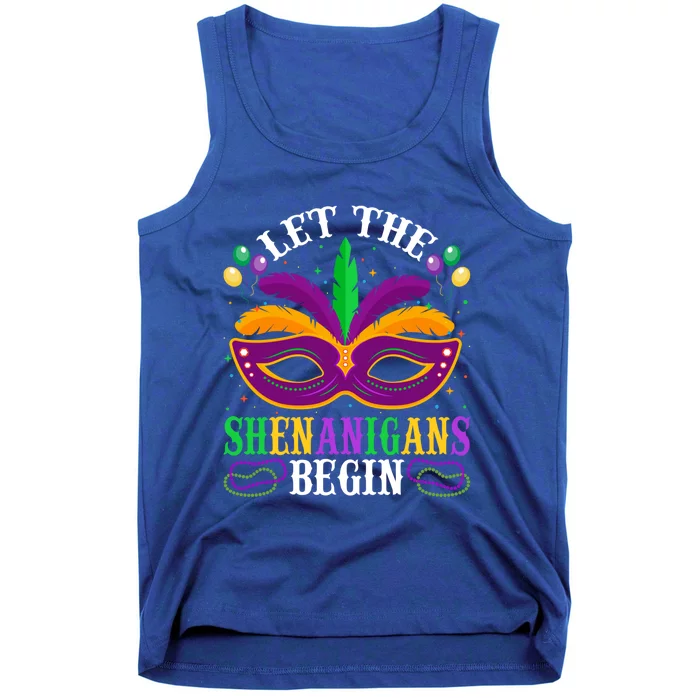 Let The Funny Shenanigans Begin Carnival Mardi Gras Gift Tank Top