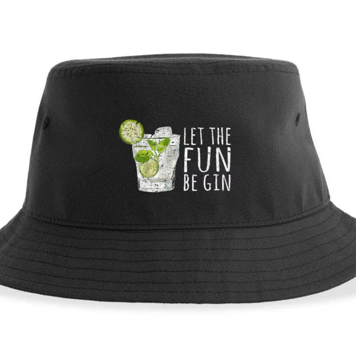 Let The Fun Be Gin Sustainable Bucket Hat