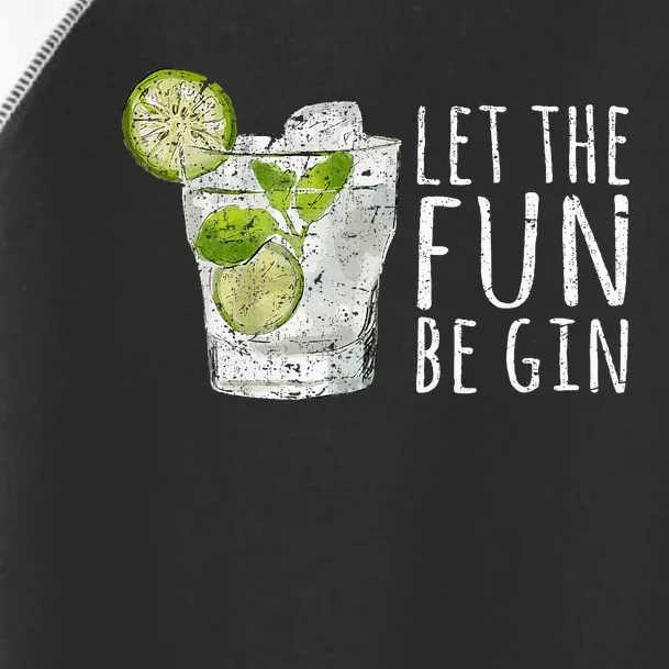 Let The Fun Be Gin Toddler Fine Jersey T-Shirt