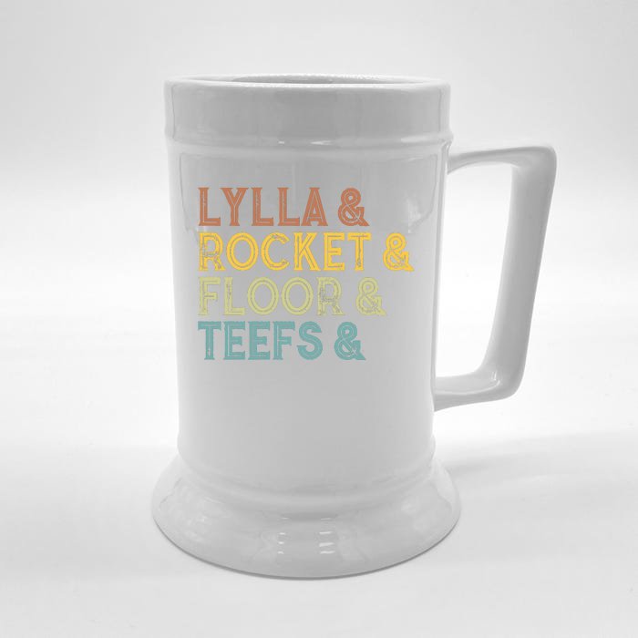 Lylla & Teefs Floor Rocket Front & Back Beer Stein