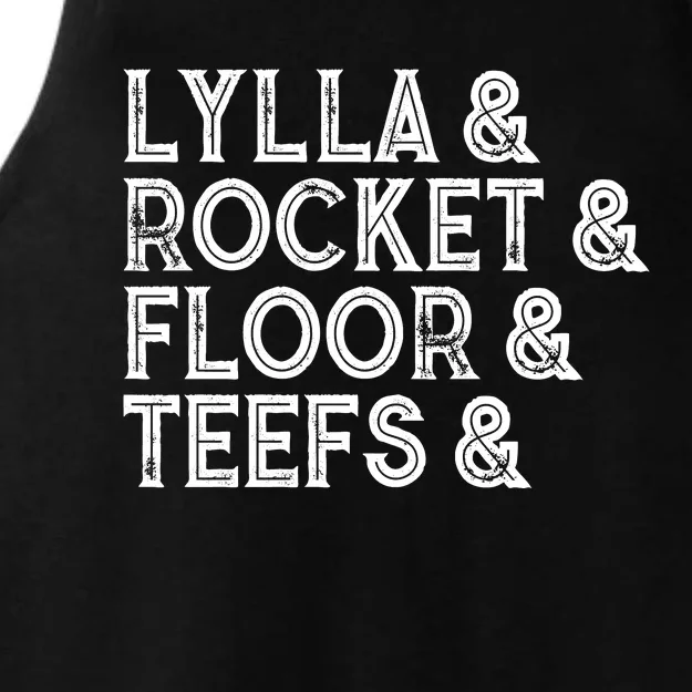 Lylla & Teefs Floor Rocket Ladies Tri-Blend Wicking Tank