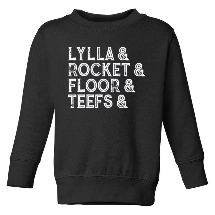 Lylla & Teefs Floor Rocket Toddler Sweatshirt