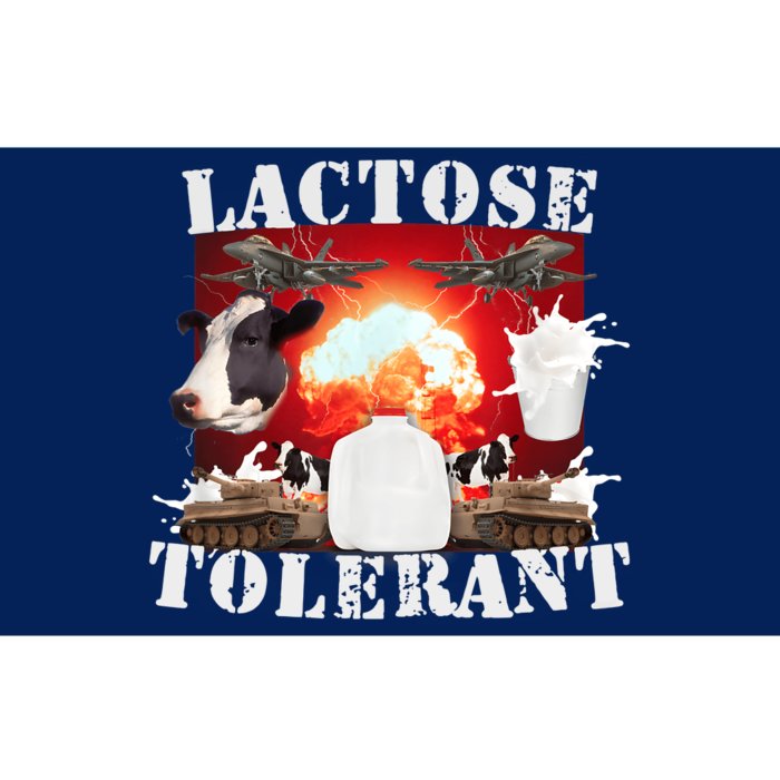 Lactose Tolerant Funny Meme Trendy Design Bumper Sticker