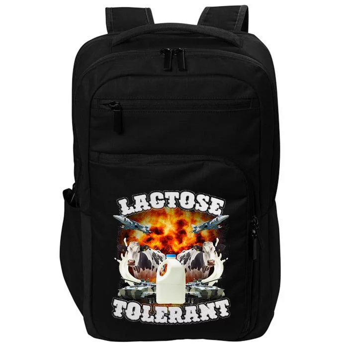 Lactose Tolerant Funny Trending Meme Impact Tech Backpack