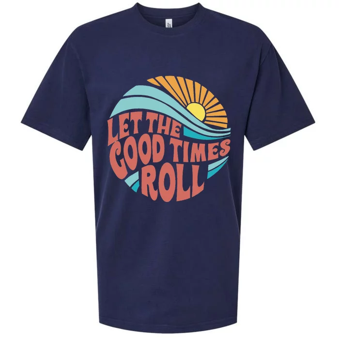 Let The Good Times Roll Retro Vintage Sueded Cloud Jersey T-Shirt