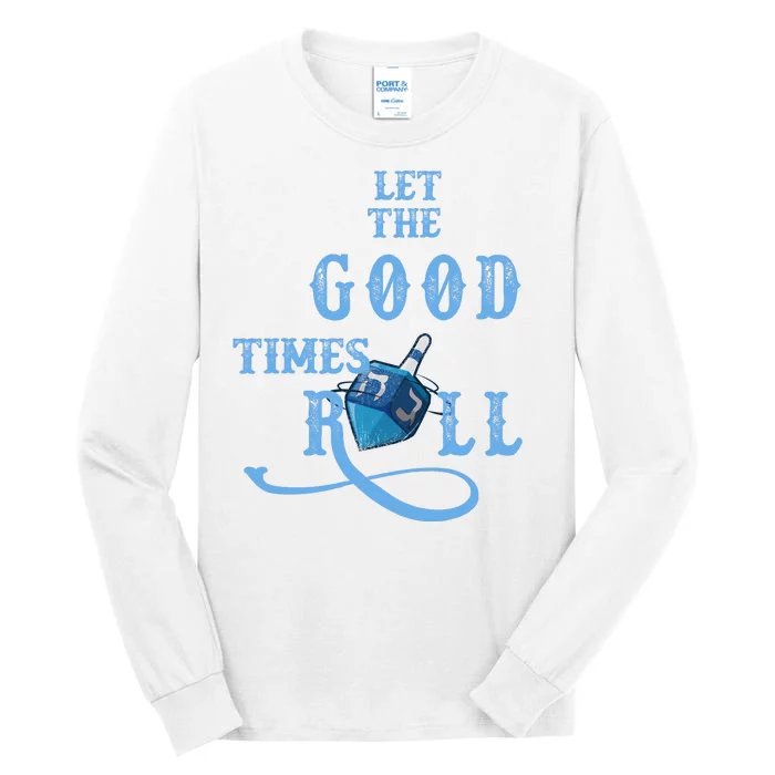 Let The Good Times Roll Raglan Hanukkah Tall Long Sleeve T-Shirt