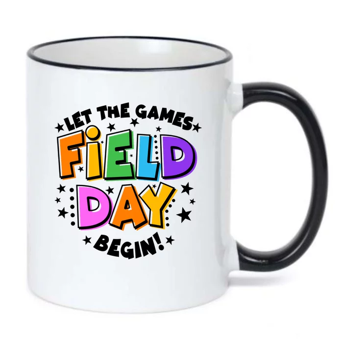 Let The Games Begin Field Day Black Color Changing Mug