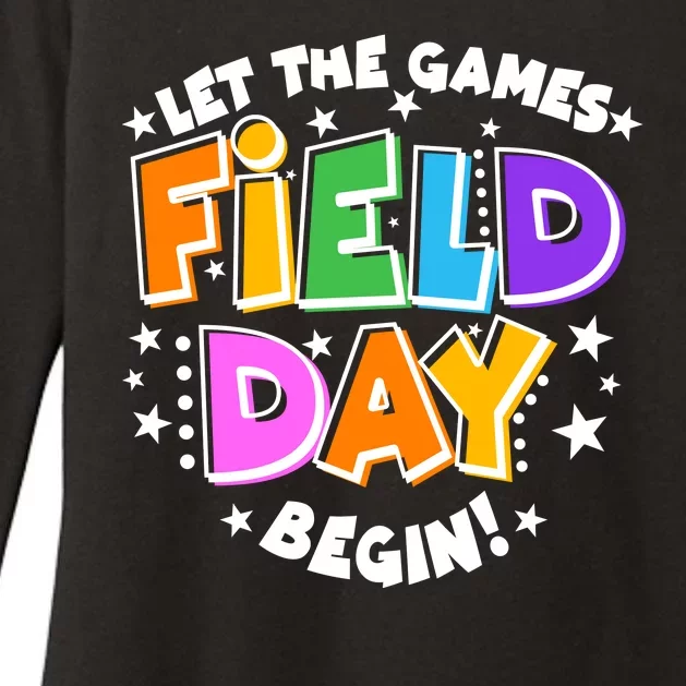 Let The Games Begin Field Day Womens CVC Long Sleeve Shirt