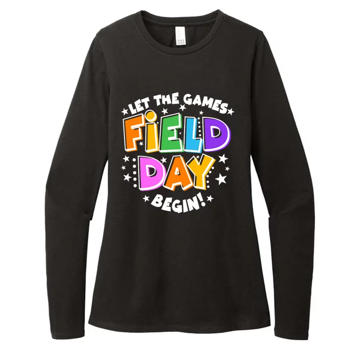 Let The Games Begin Field Day Womens CVC Long Sleeve Shirt