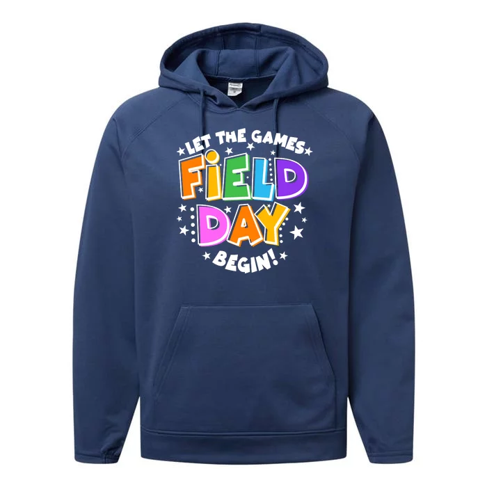 Let The Games Begin Field Day Performance Fleece Hoodie