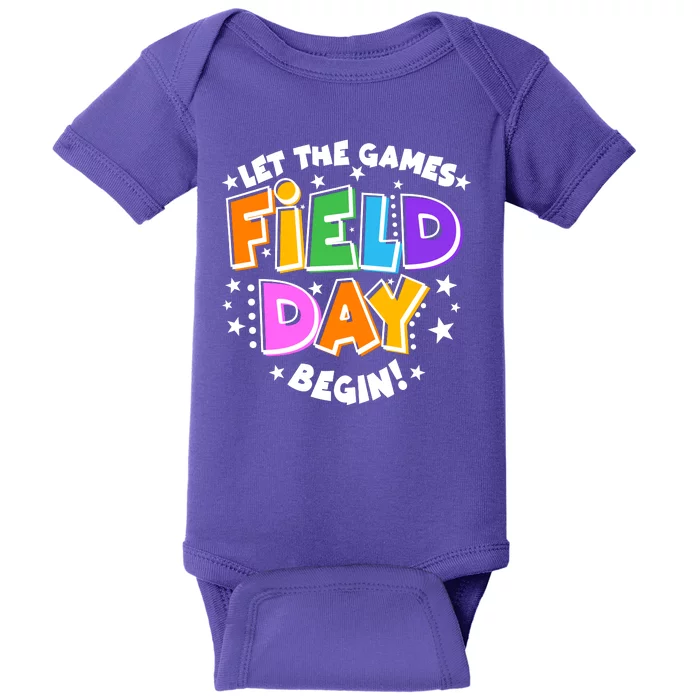 Let The Games Begin Field Day Baby Bodysuit