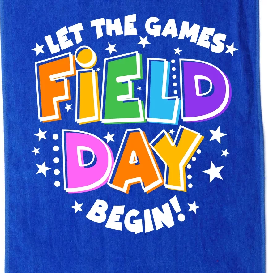 Let The Games Begin Field Day Platinum Collection Golf Towel