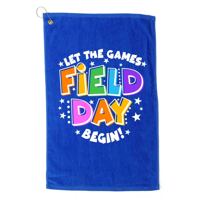 Let The Games Begin Field Day Platinum Collection Golf Towel