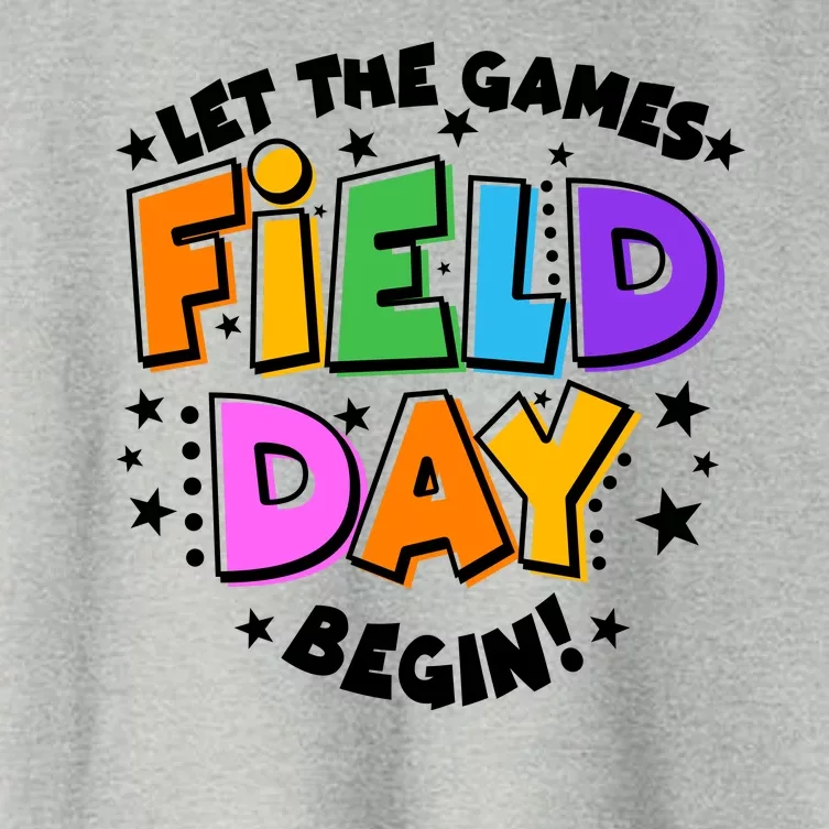 Let The Games Begin Field Day Women's Crop Top Tee