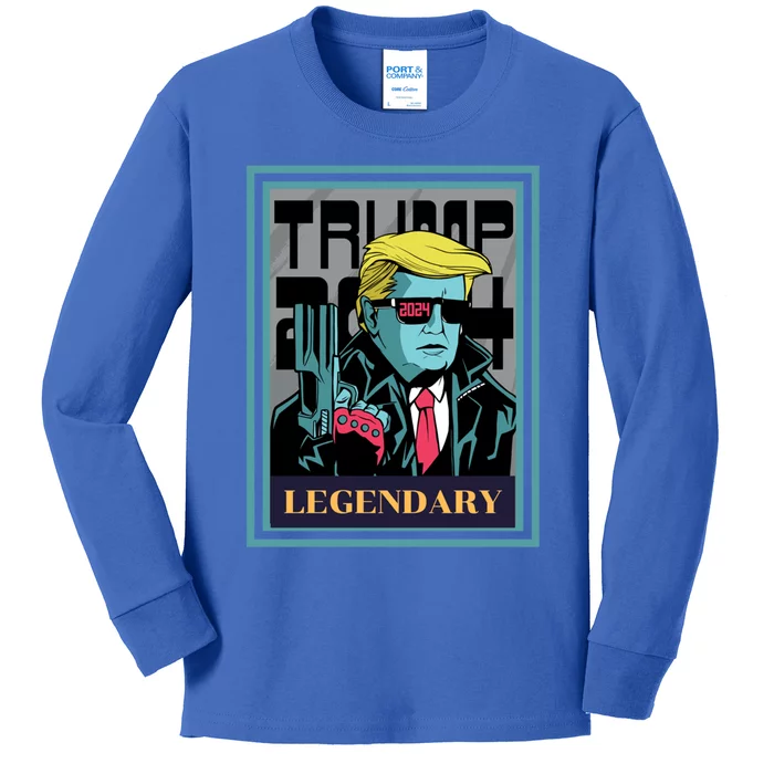 Legendary Trump Great Gift Kids Long Sleeve Shirt