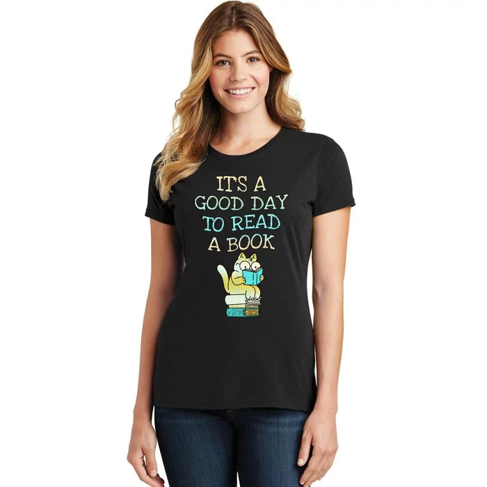 Librarian Teacher Good Day To Read A Book Book Lovers Women's T-Shirt