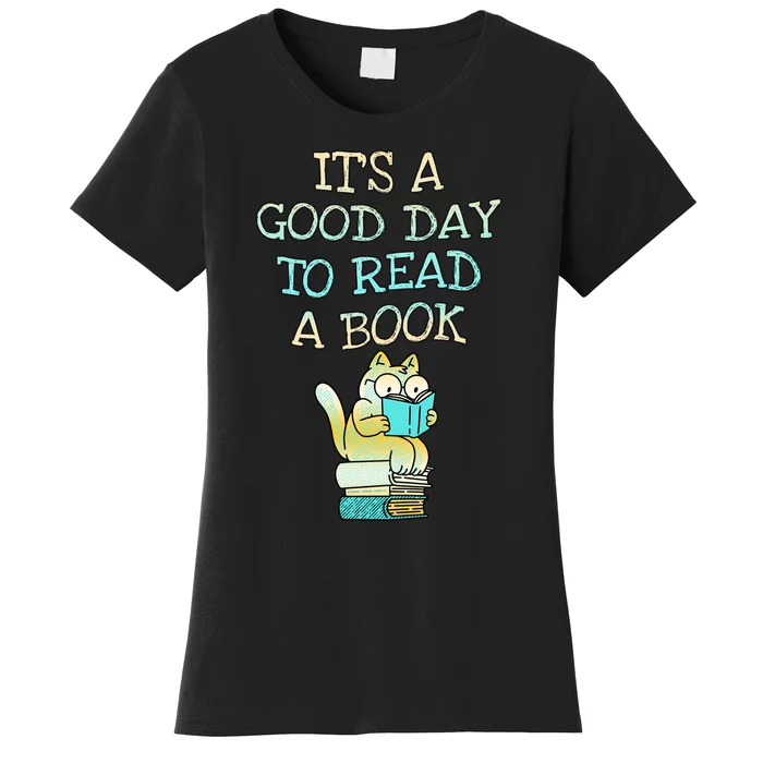 Librarian Teacher Good Day To Read A Book Book Lovers Women's T-Shirt