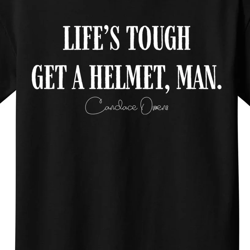 LifeS Tough Get A Helmet Man Kids T-Shirt